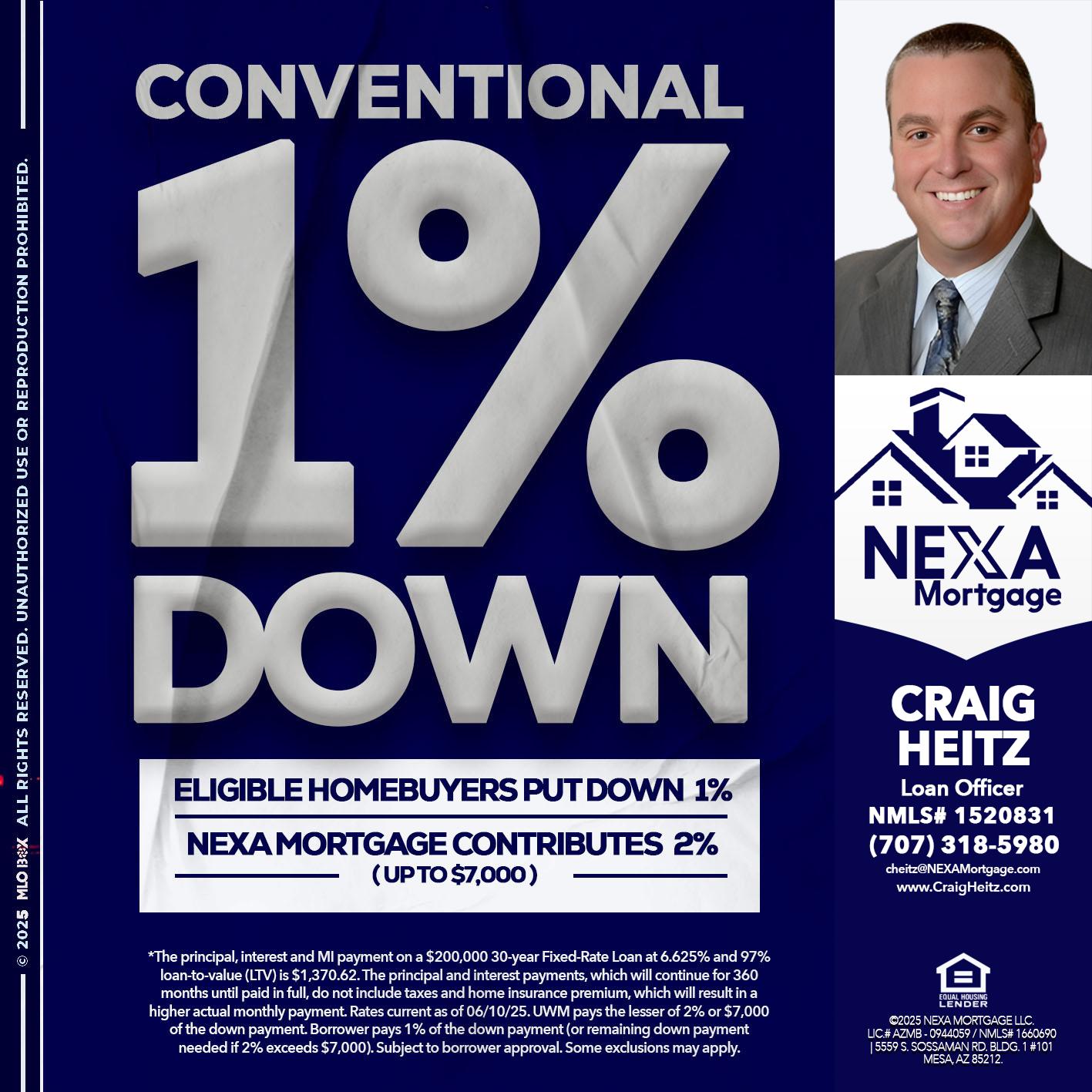 CONVENTIONAL - Craig Heitz -Loan Officer