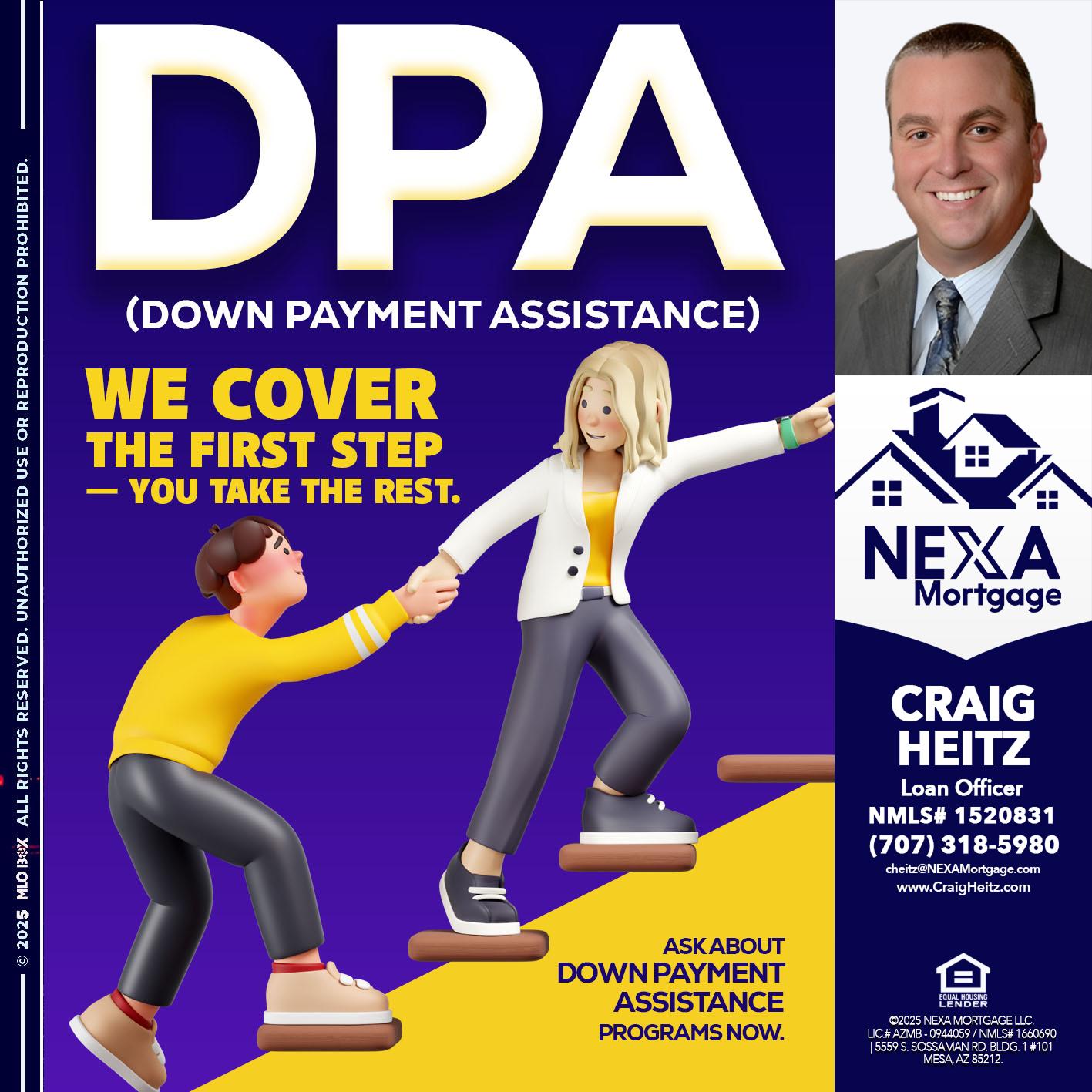 DPA LOANS - Craig Heitz -Loan Officer